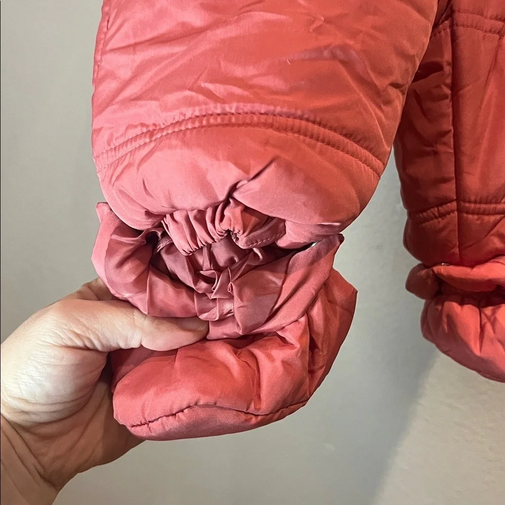 First Impressions Baby Girl’s Pink Faux Fur Footed Snowsuit Bunting 3-6 Months